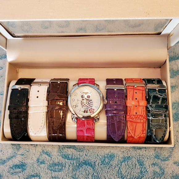 7 Band Owl Watch Gift Set - Picture 2 of 4